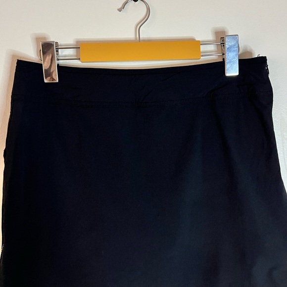Athleta Black Zip Pocket Athletic Skort Women’s Size 2 Lightweight Performance - Picture 15 of 16